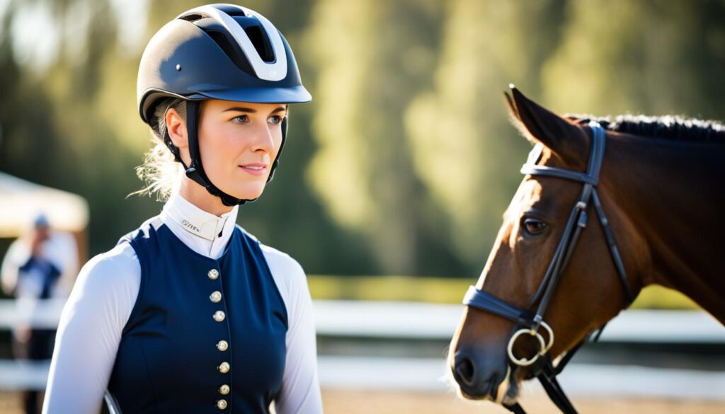 first-time equestrian competitor